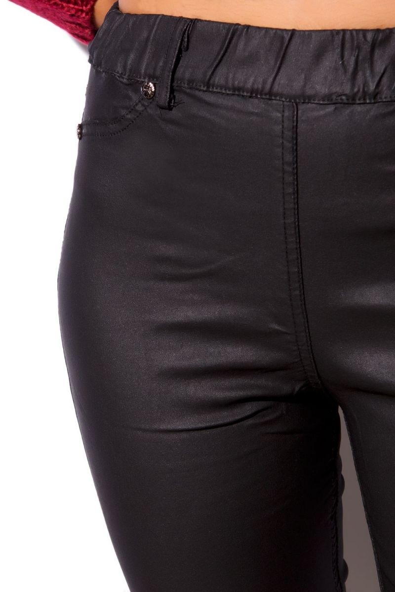 Pantalones Efecto Brillante